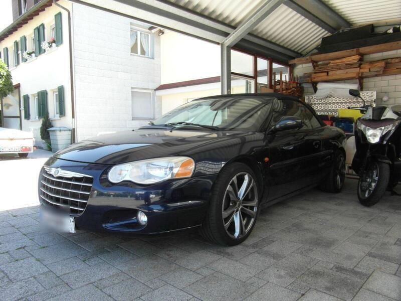 Blau Gebraucht 2006 Chrysler Sebring Cabriolet Cabrio | 2.222 € (Superpreis) - Bild 1/4