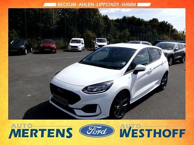 Frostweiß Gebraucht 2023 Ford Fiesta ST-Line Kleinwagen | 18.950 € (Fairer Preis) - Bild 1/4