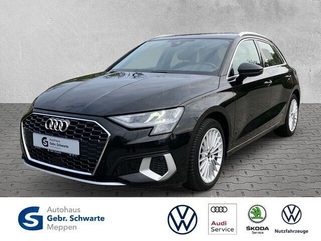 Schwarz Gebraucht 2022 Audi A3 Sportback Advanced Limousine | 23.490 € (Fairer Preis) - Bild 1/4