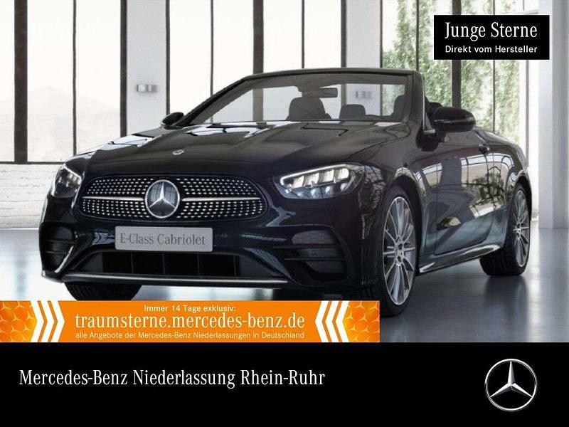 Schwarz Gebraucht 2022 Mercedes E200 AMG Cabrio | 43.990 € (Superpreis) - Bild 1/3