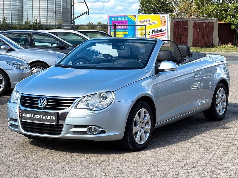 Silber Gebraucht 2007 VW Eos Cabrio | 8.490 € (Teuer) - Bild 1/4