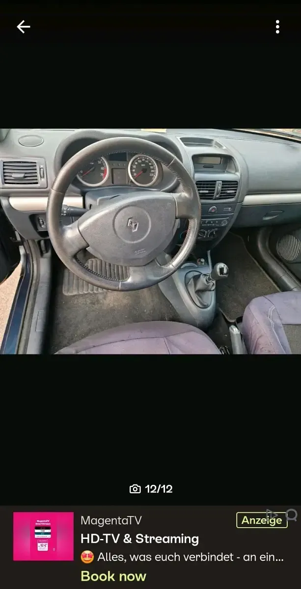 Gebraucht Renault Clio 75 PS (55 kW) 2004 Grün Kleinwagen