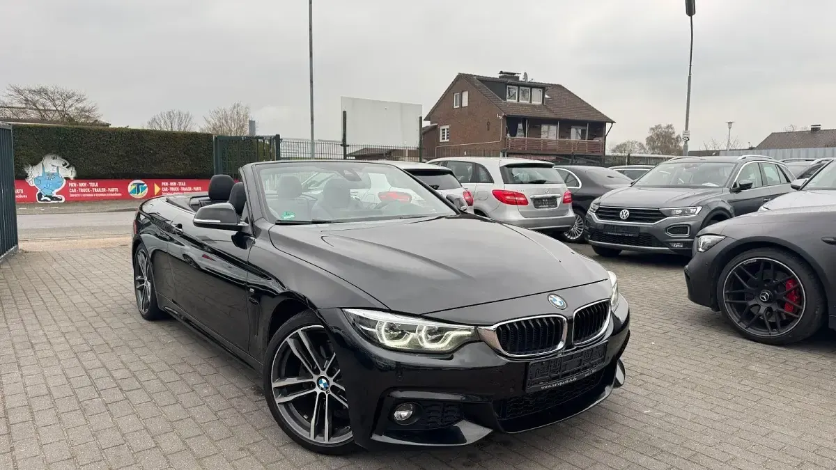 Gebraucht BMW 420 Cabriolet M Sport 190 PS (139 kW) 2018 Schwarz Cabrio