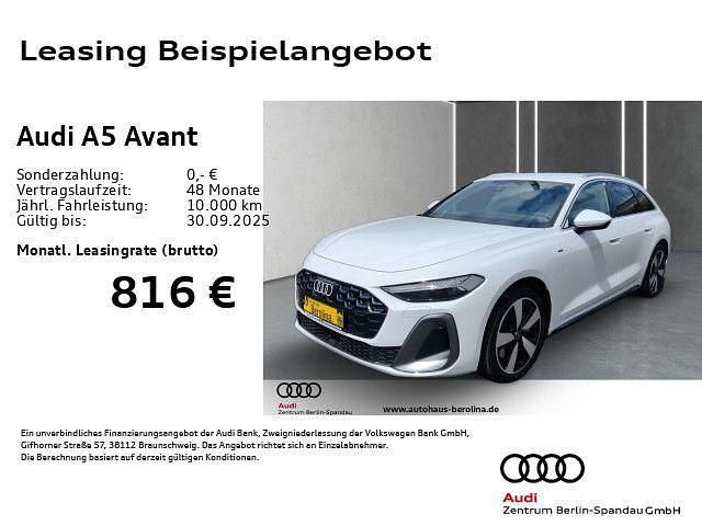 Weiß Neu 2025 Audi A5 S-Line Coupé | 66.888 € (Guter Preis) - Bild 1/4