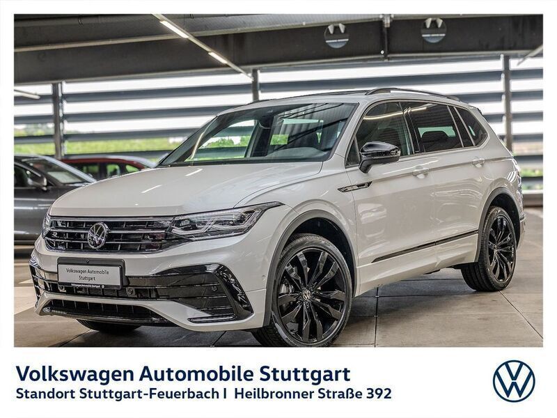 Oryxweiß perlmutteffekt Gebraucht 2024 VW Tiguan Allspace R-line SUV | 47.830 € (Etwas zu teuer) - Bild 1/4