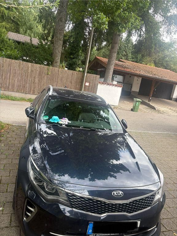 Blau Gebraucht 2016 Kia Optima GT-Line Kombi | 11.999 € (Superpreis) - Bild 1/4