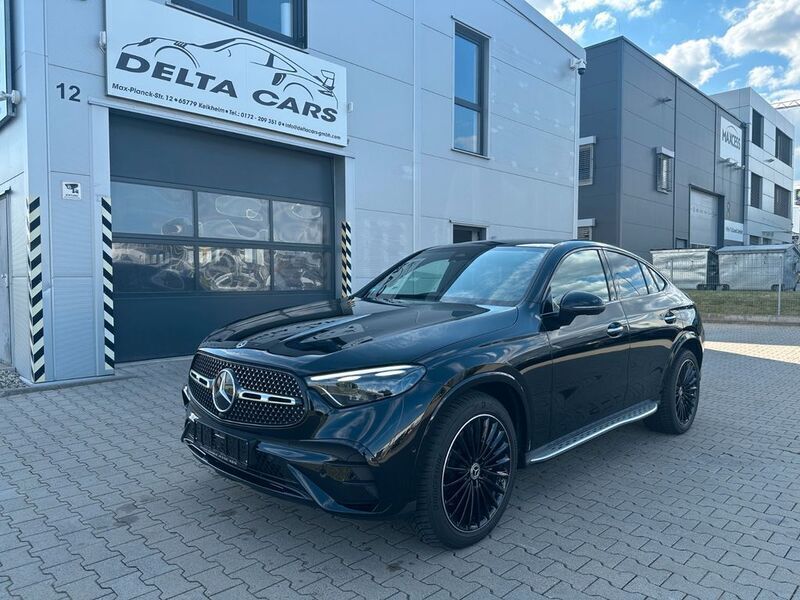 Schwarz Gebraucht 2024 Mercedes GLC220 AMG line Coupé | 64.250 € (Fairer Preis) - Bild 1/4