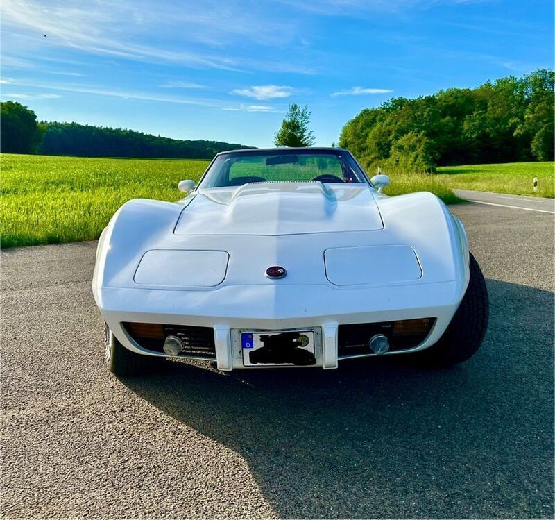 Weiß Gebraucht 1976 Corvette C3 Cabrio | 27.500 € - Bild 1/4