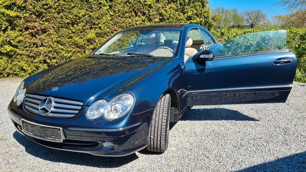 Gebraucht Mercedes CLK200 Elegance 163 PS (119 kW) 2003 Blau Coupé