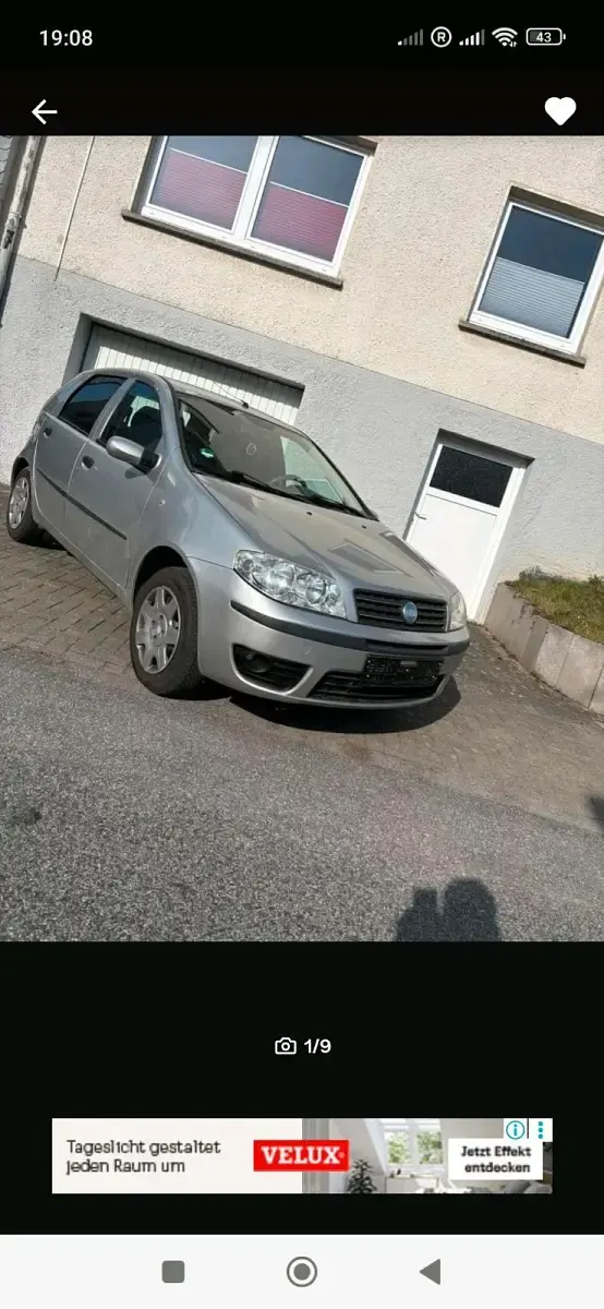 Gebraucht Fiat Punto 44 PS (32 kW) 2005 Grau Kleinwagen