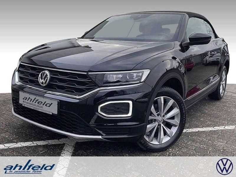 Deep black perleffektschwarz Gebraucht 2020 VW T-Roc Cabriolet Style Cabrio | 27.220 € (Etwas zu teuer) - Bild 1/4