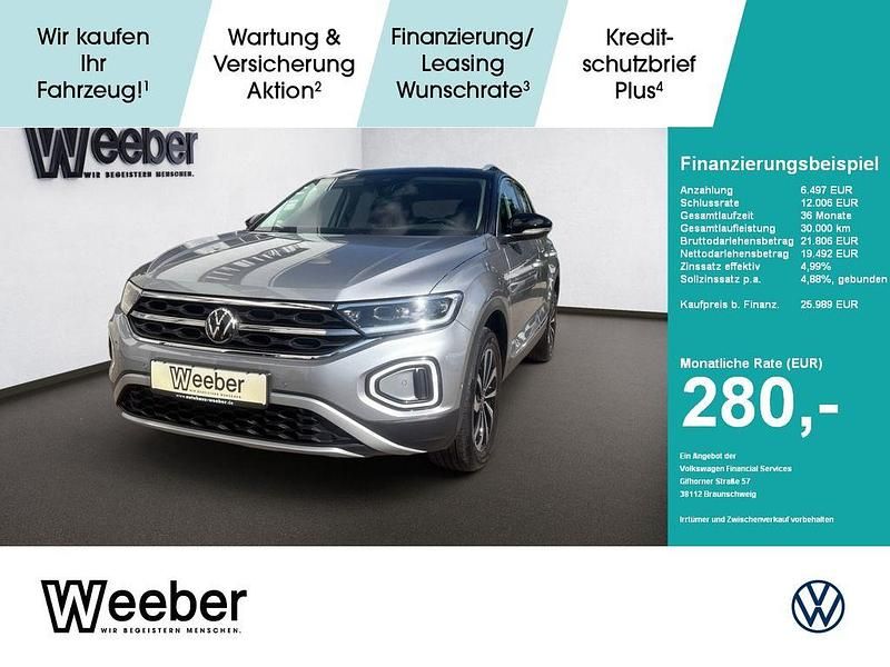 Pyrit silber (metallic) Gebraucht 2022 VW T-Roc Style SUV | 25.988 € (Fairer Preis) - Bild 1/4