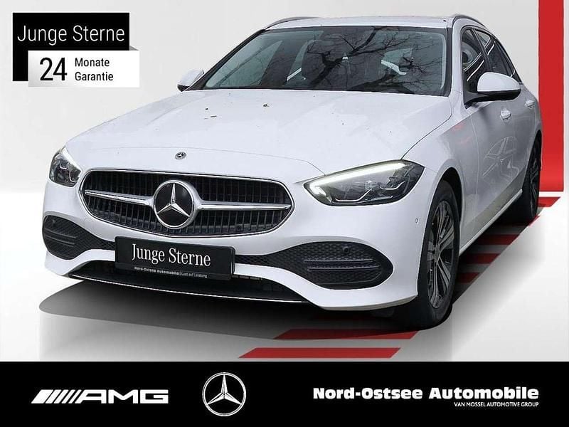 Unilack polarweiß Gebraucht 2023 Mercedes C180 Avantgarde Kombi | 31.990 € (Guter Preis) - Bild 1/4