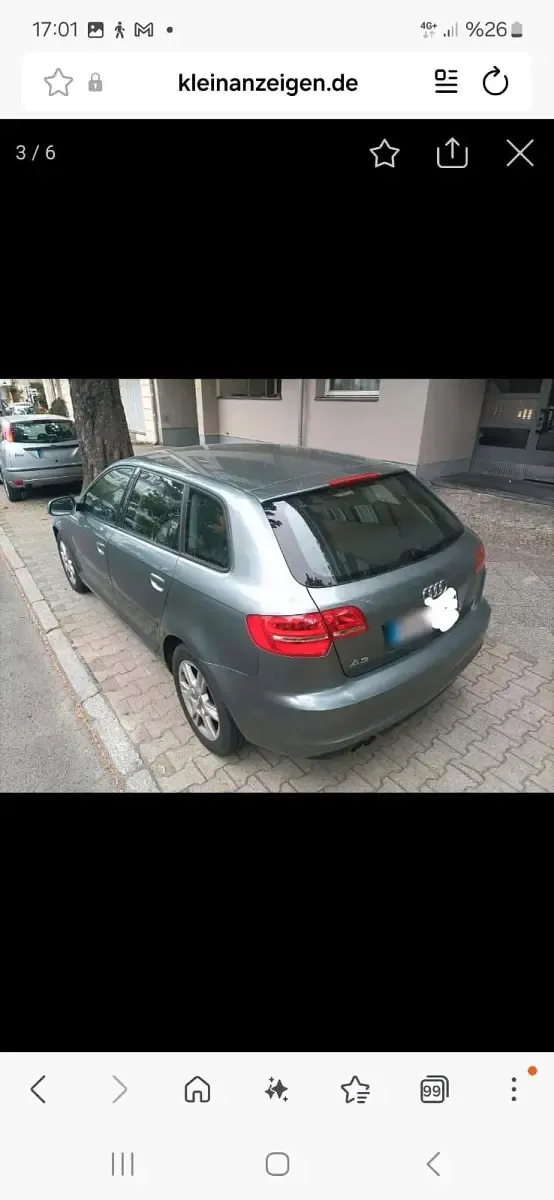 Gebraucht Audi A3 125 PS (91 kW) 2012 Grau Kleinwagen