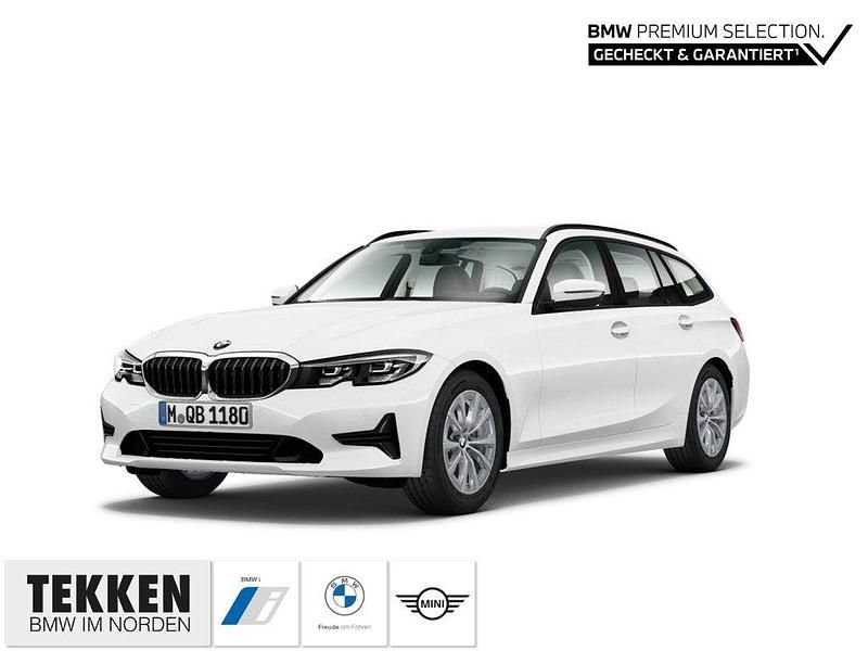Weiss Gebraucht 2021 BMW 318 Advantage Kombi | 23.890 € (Fairer Preis) - Bild 1/4