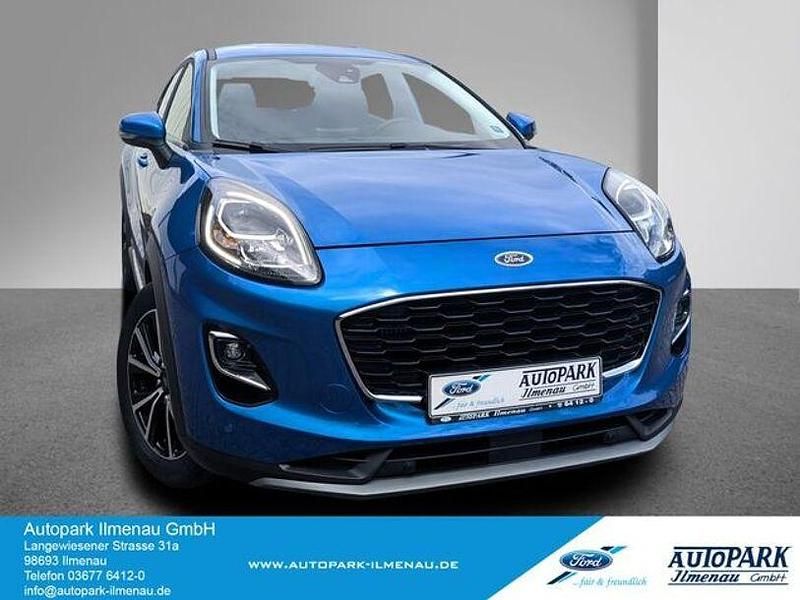Dynamicblau metallic Gebraucht 2020 Ford Puma Titanium SUV | 15.699 € (Guter Preis) - Bild 1/4