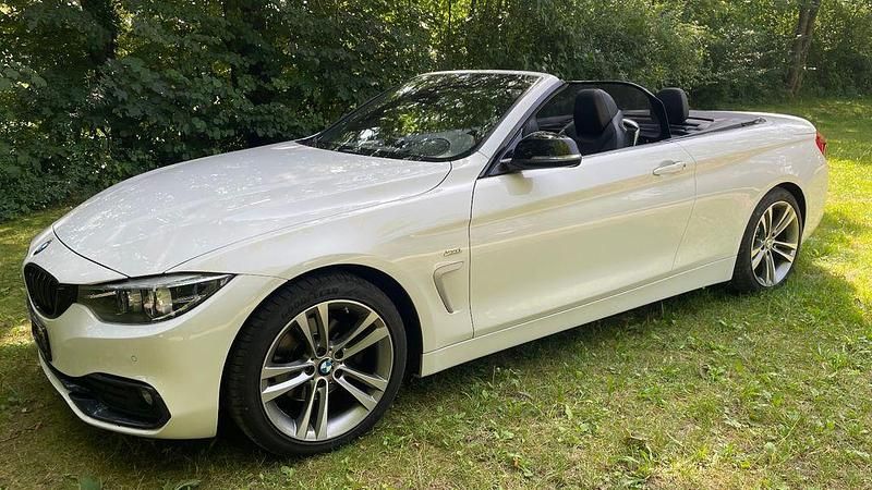 Weiß Gebraucht 2017 BMW 420 Sport Line Cabrio | 21.900 € (Fairer Preis) - Bild 1/4
