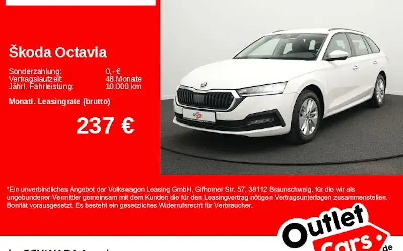 Gebraucht Skoda Octavia Ambition 150 PS (110 kW) 2023 Weiß Kombi