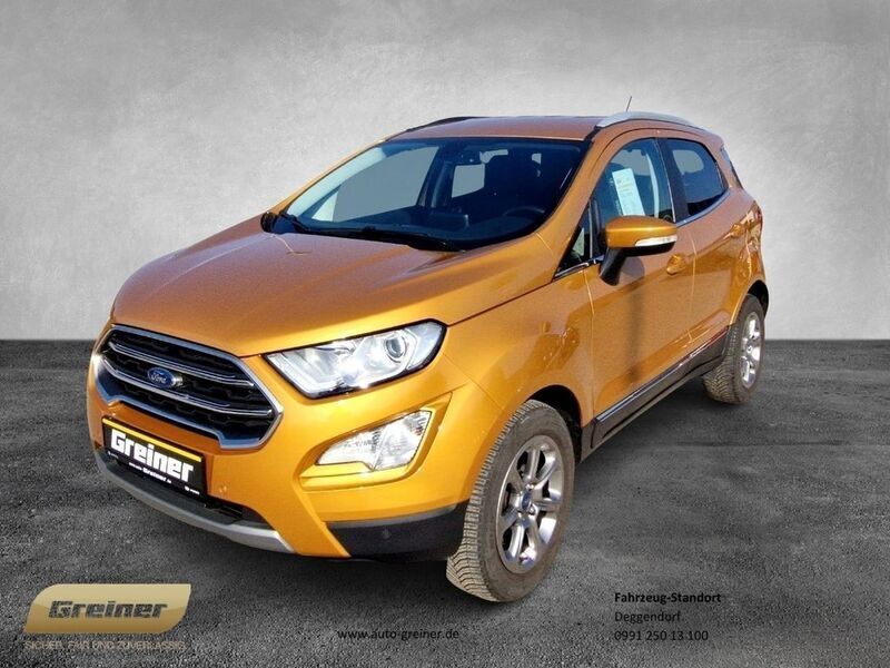 Sika gelb (metallic) Gebraucht 2019 Ford Ecosport Titanium SUV | 13.940 € (Fairer Preis) - Bild 1/4