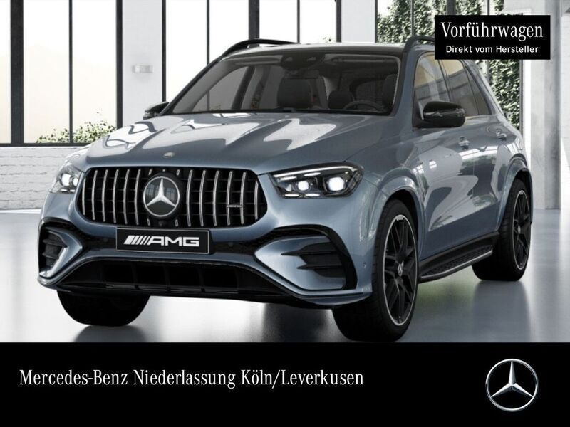 Blau Gebraucht 2024 Mercedes GLE53 AMG Night SUV | 114.990 € (Fairer Preis) - Bild 1/4