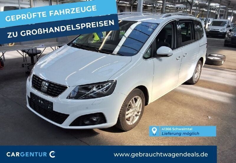 Rein weiss Gebraucht 2020 Seat Alhambra XCELLENCE Van / Kleinbus | 25.290 € (Superpreis) - Bild 1/2