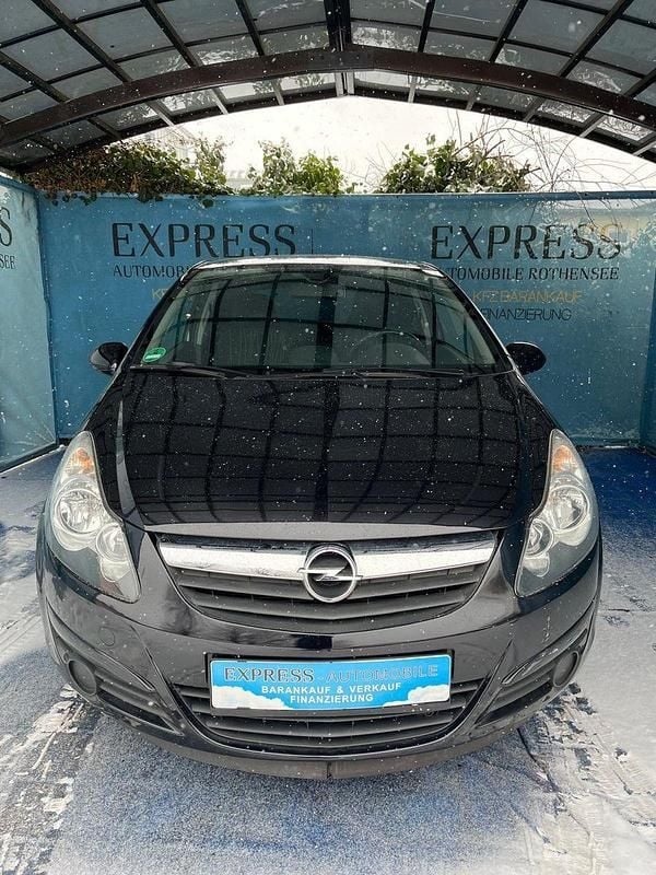 Gebraucht Opel Corsa Edition 69 PS (50 kW) 2010 Schwarz Kleinwagen