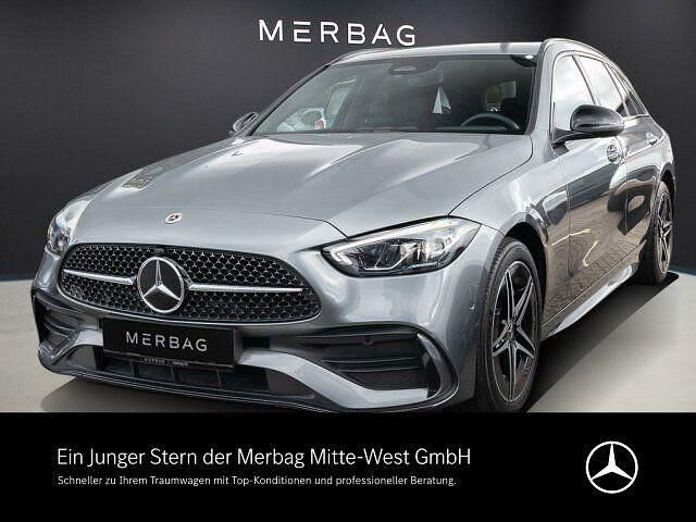 Lack selenitgrau Gebraucht 2024 Mercedes C300e AMG Kombi | 46.450 € (Fairer Preis) - Bild 1/4