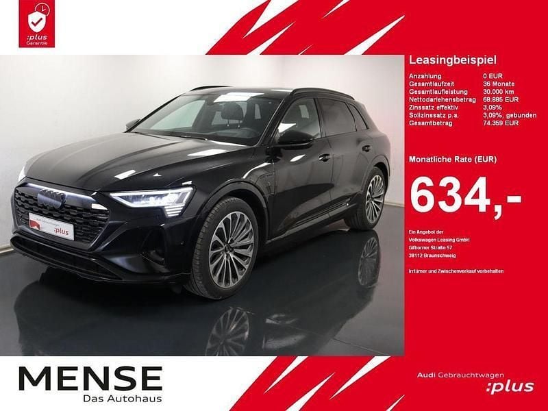 Mythosschwarz Gebraucht 2024 Audi Q8 e-tron S-Line SUV | 64.885 € (Fairer Preis) - Bild 1/4