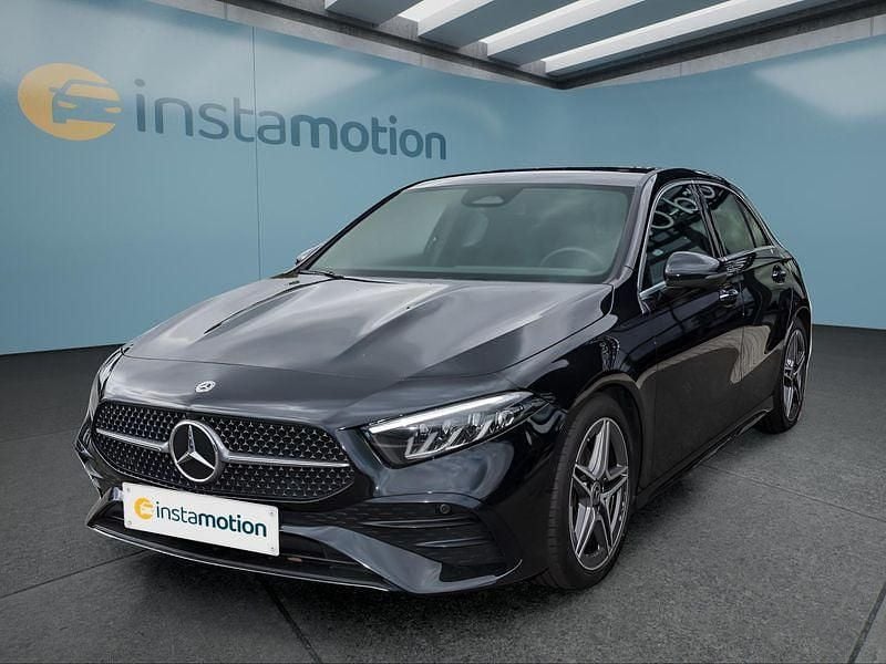Schwarz Gebraucht 2023 Mercedes A180 Limousine | 29.749 € (Etwas zu teuer) - Bild 1/4