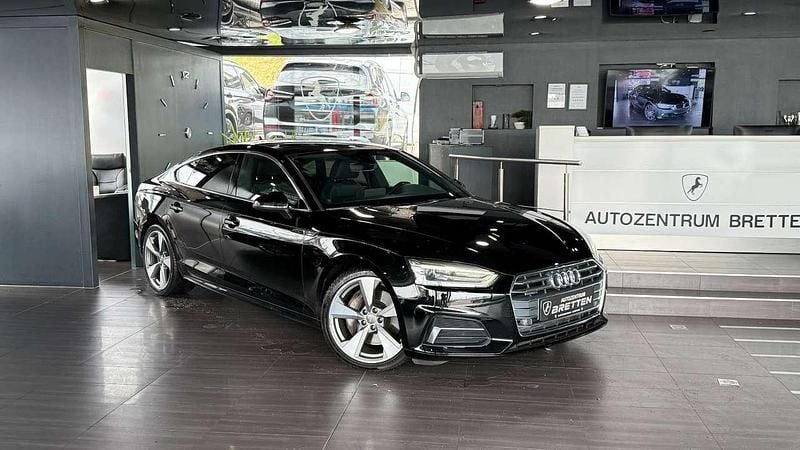 Schwarz Gebraucht 2019 Audi A5 Sportback S-Line Kleinwagen | 22.900 € (Guter Preis) - Bild 1/3