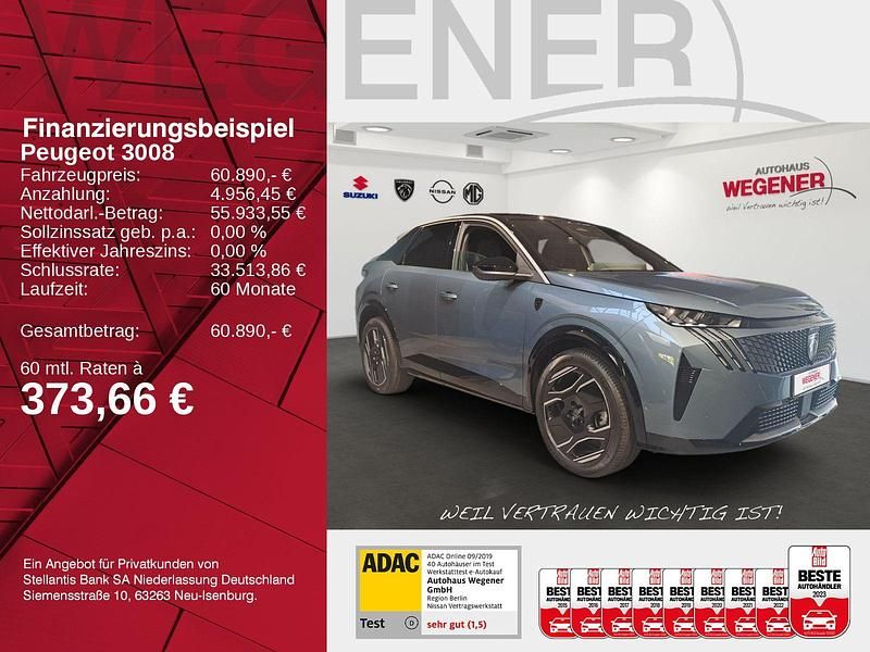 Gebraucht Peugeot e-3008 GTi 169 kW (231 PS) 2025 Blau SUV