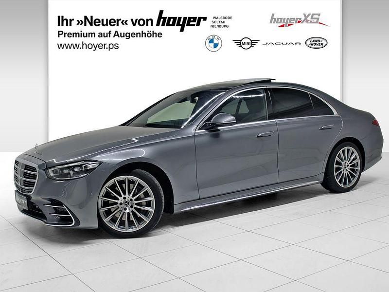 Grau Gebraucht 2021 Mercedes S350 AMG line Limousine | 71.430 € (Fairer Preis) - Bild 1/4
