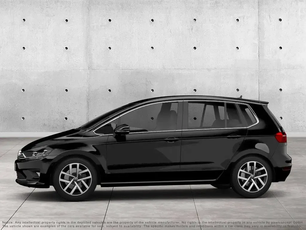 Gebraucht VW Golf Sportsvan LOUNGE 110 PS (80 kW) 2016 Schwarz Van / Kleinbus