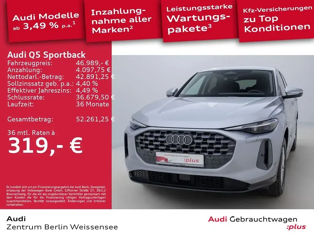 Gebraucht Audi Q5 Sportback Sport 204 PS (150 kW) 2025 Silber SUV