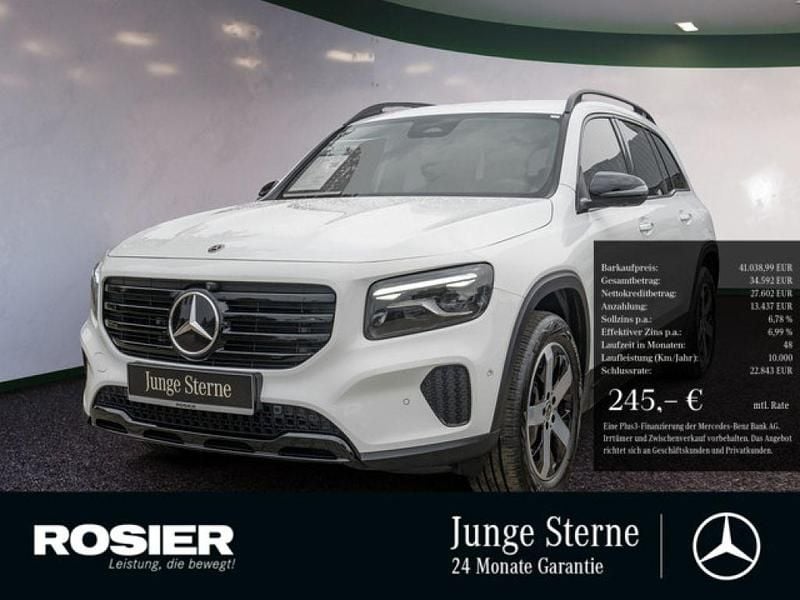 Weiss / polarweiß Gebraucht 2024 Mercedes GLB220 SUV | 41.039 € (Guter Preis) - Bild 1/4