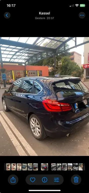 Brugt BMW 225 Active Tourer Advantage 224 HK (164 kW) 2016 Blå MPV