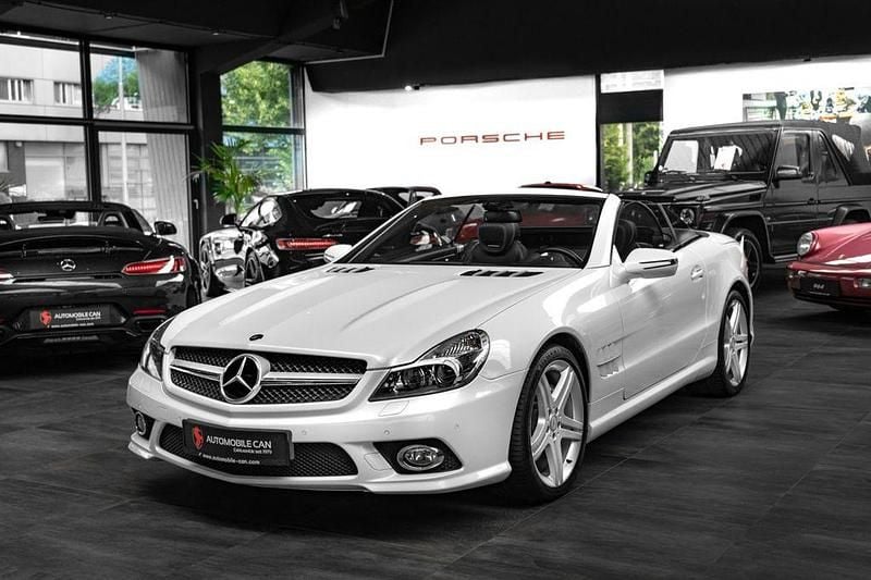 Weiß Gebraucht 2009 Mercedes SL350 Sport Cabrio | 32.900 € - Bild 1/4