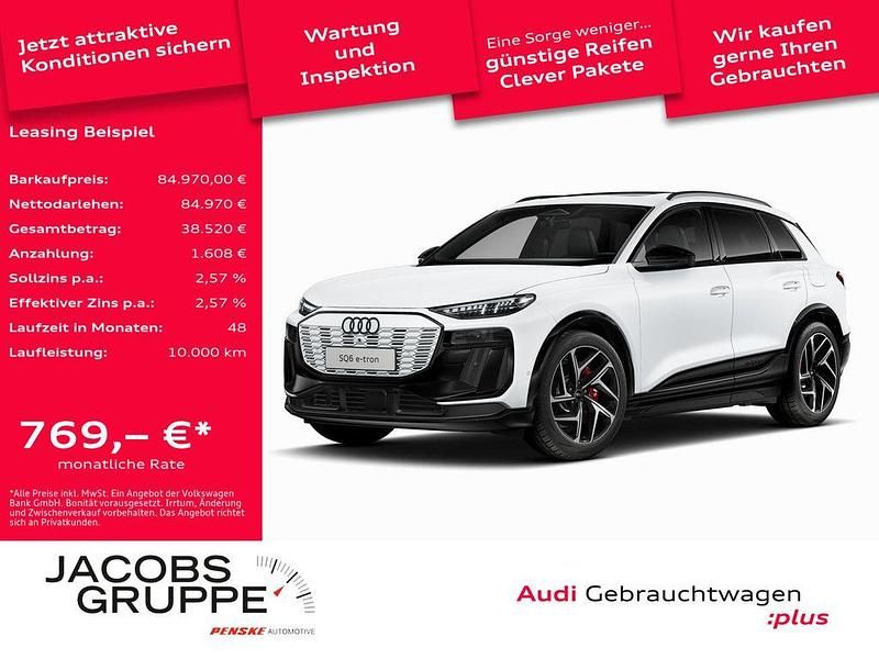 Gletscherweiß metallic Gebraucht 2025 Audi SQ6 e-tron Ambiente SUV | 84.970 € (Fairer Preis) - Bild 1/4