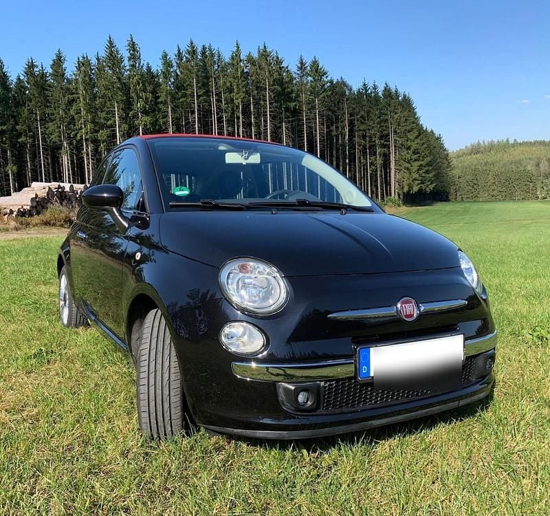 Schwarz Gebraucht 2015 Fiat 500C Lounge Cabrio | 8.500 € (Guter Preis) - Bild 1/4