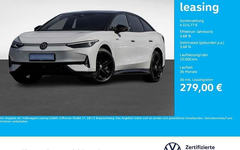 Weiß Gebraucht 2024 VW ID.7 GTX Limousine | 46.888 € (Fairer Preis) - Bild 1/4