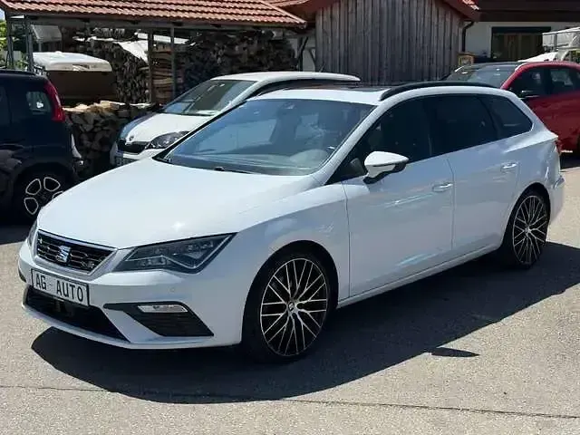 Gebraucht Seat Leon FR 184 PS (135 kW) 2017 "nevada" weiss Kombi