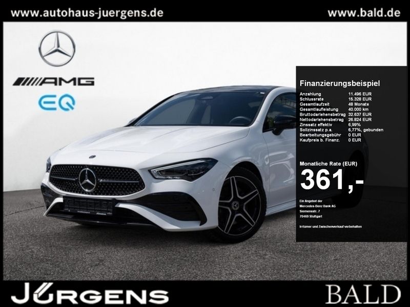 Unilack polarweiss Gebraucht 2024 Mercedes CLA200 AMG Coupé | 39.880 € (Etwas zu teuer) - Bild 1/4
