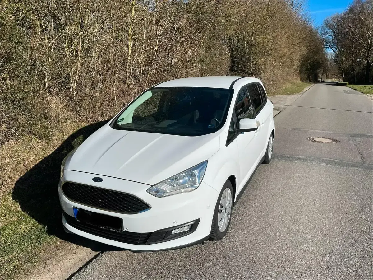 Gebraucht Ford Grand C-Max 150 PS (110 kW) 2017 Weiß Van / Kleinbus