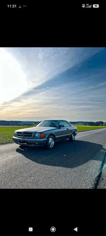 Gebraucht Mercedes 500 252 PS (185 kW) 1987 Silber Coupé