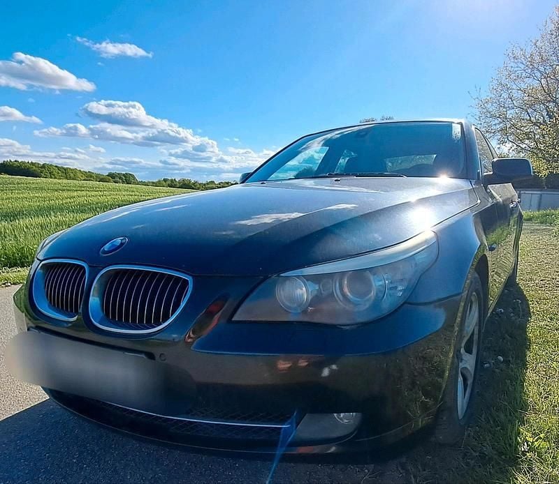 Schwarz Gebraucht 2008 BMW 530 Limousine | 3.900 € (Superpreis) - Bild 1/4
