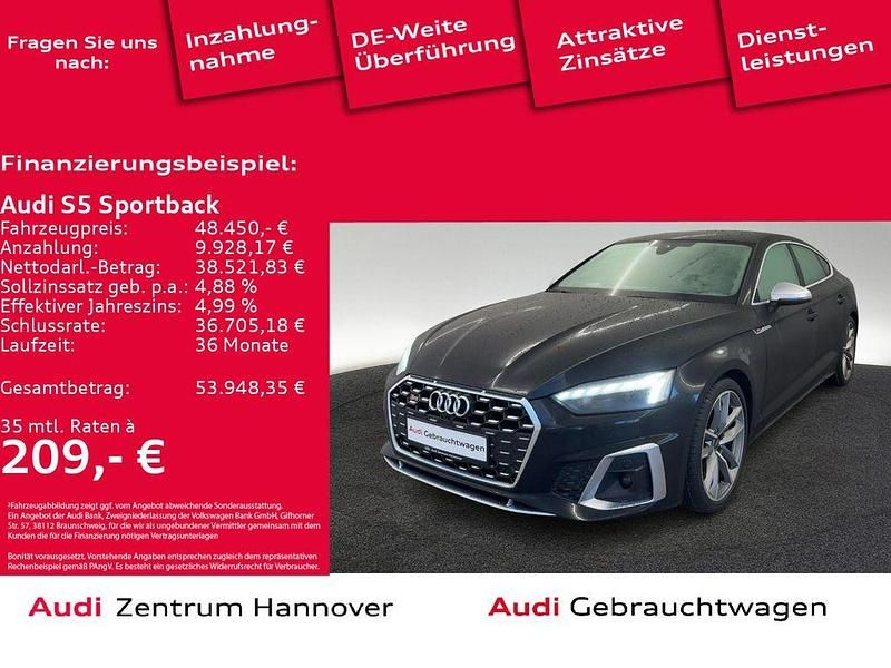 Gebraucht Audi S5 Sportback Ambiente 341 PS (250 kW) 2022 Mythosschwarz metallic Kleinwagen