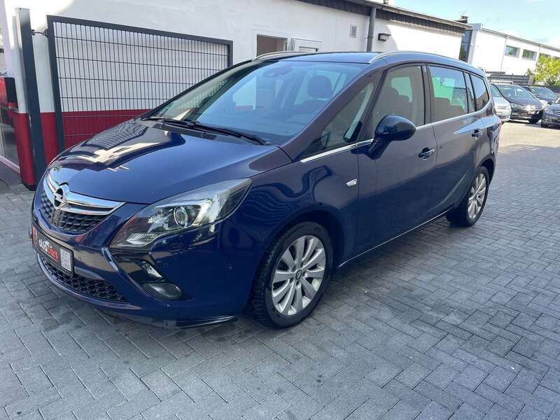 Royal blau (s2) Gebraucht 2015 Opel Zafira Tourer Van / Kleinbus | 4.400 € (Superpreis) - Bild 1/4