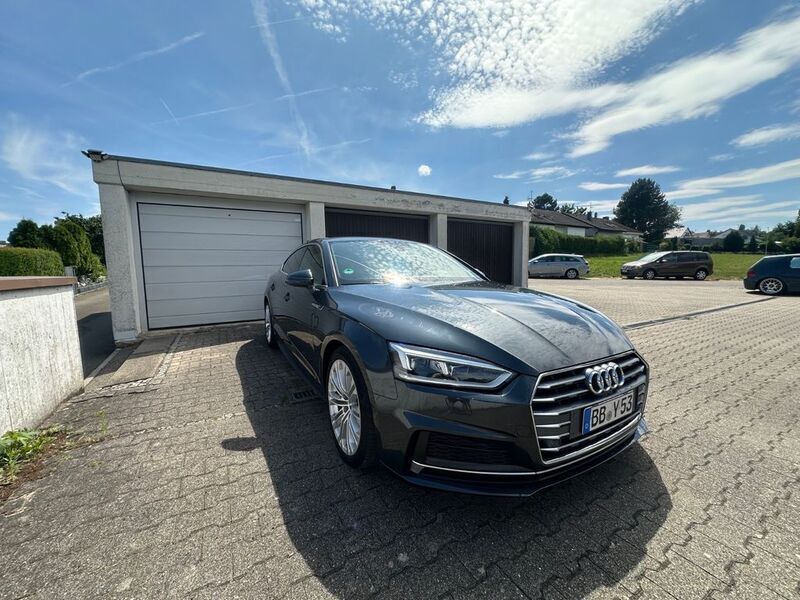 Grau Gebraucht 2018 Audi A5 S-Line Coupé | 21.999 € (Fairer Preis) - Bild 1/4