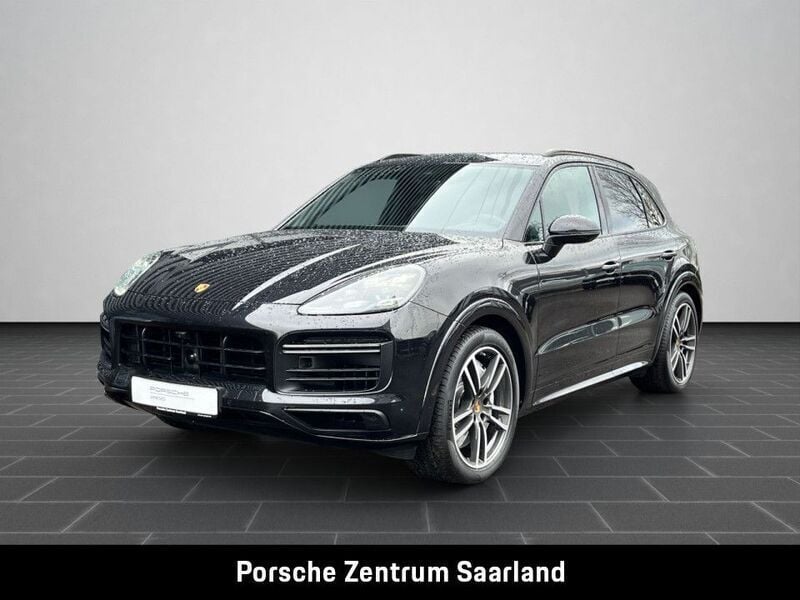 Tiefschwarzmetallic Gebraucht 2019 Porsche Cayenne Turbo Sport SUV | 79.850 € (Superpreis) - Bild 1/4