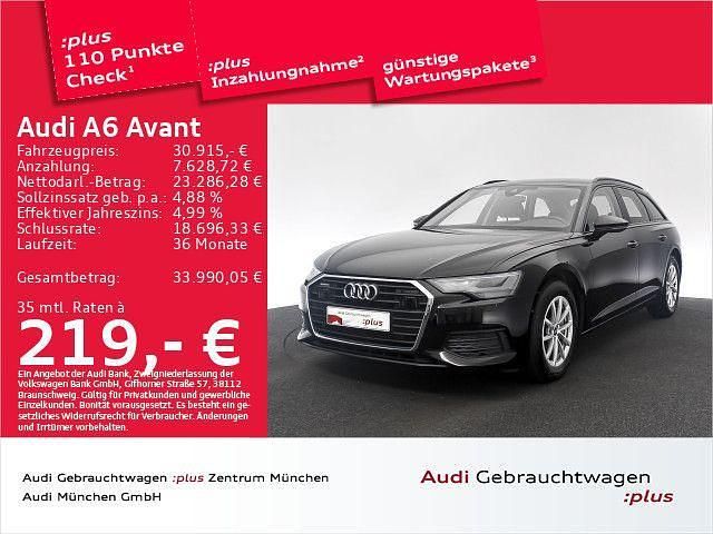 Brillantschwarz Gebraucht 2022 Audi A6 Premium Kombi | 30.915 € (Superpreis) - Bild 1/2